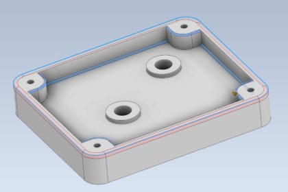 Autodesk Inventor 3D Fillet Model Autodesk Inventor 3D Fillet Model